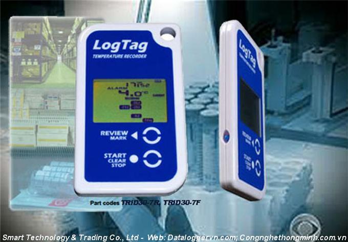 Thiết bị ghi nhiệt độ có LCD TRID30-7R